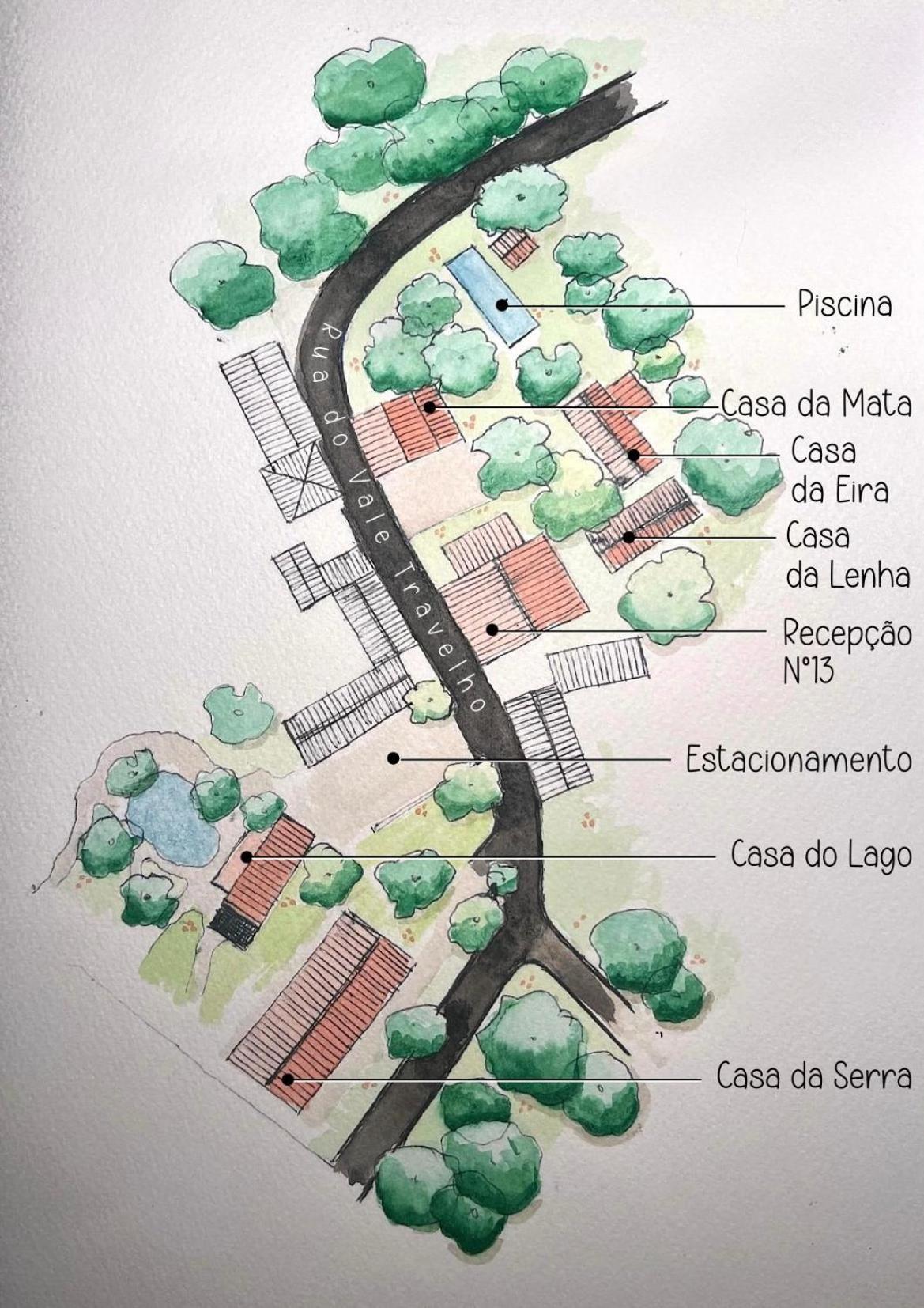Casa Oliva - Casa Do Lago ปอร์โต เด มอส ภายนอก รูปภาพ